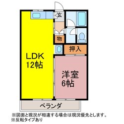 パイン・コーンの物件間取画像